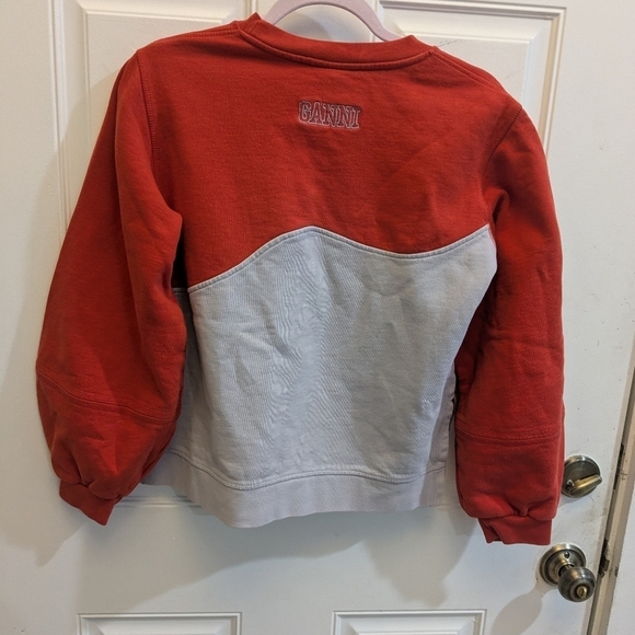 Ganni Software Wave Colorblock Sweatshirt - Picture 7 of 7